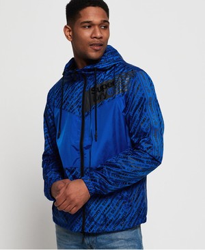 Superdry Ollie Core Cagoule Férfi Kabát Kék | PXGIU7045